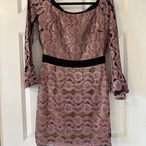 Endless Rose rose gold metallic lace dress size M. Brand new never worn.